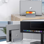 💻📐 Vertical Aluminum Laptop Stand – Adjustable Portable Holder