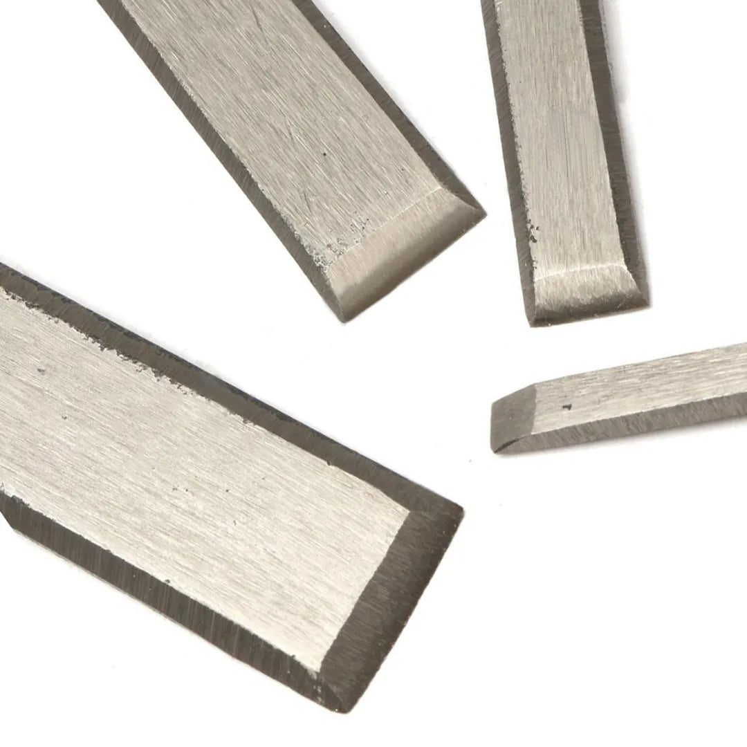 4Pcs Wood Carving Chisel Set 🪵 | Professional Woodworking Tools with Beech Handles (0.24–0.94in)