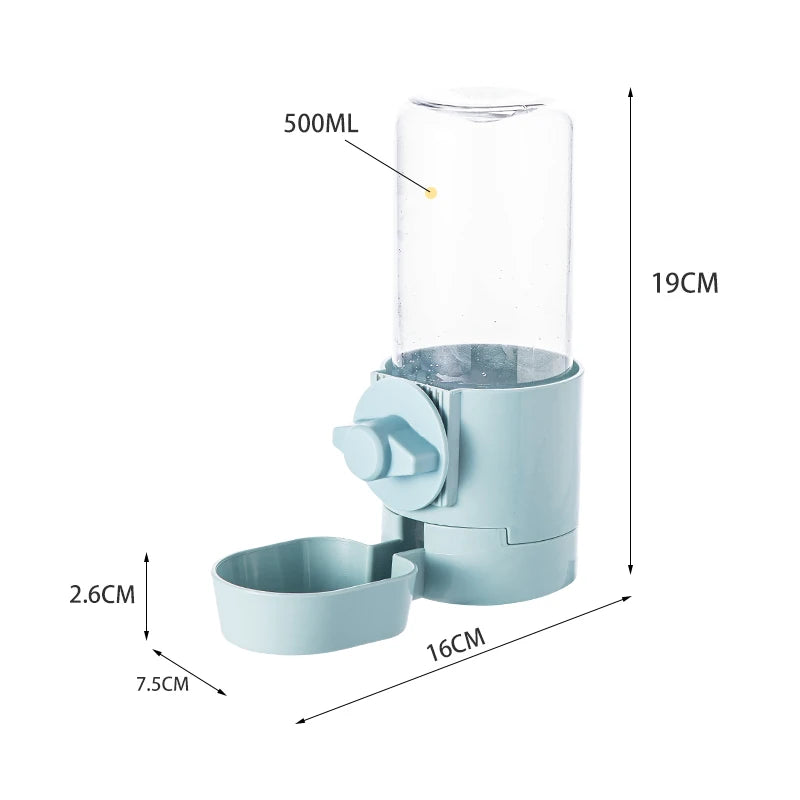 🐾🥣 Automatic Cage Hanging Pet Feeder & Water Dispenser