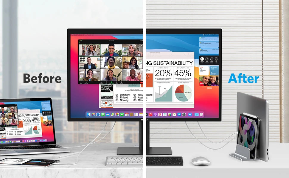 💻📐 Vertical Aluminum Laptop Stand – Adjustable Portable Holder