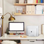💻📐 Vertical Aluminum Laptop Stand – Adjustable Portable Holder