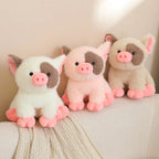 🐷💞 Stuffed Animal Comforting Companion – Ultra Soft Farm Animal Plush Toy | 20cm Sitting Pig (3 Assorted)