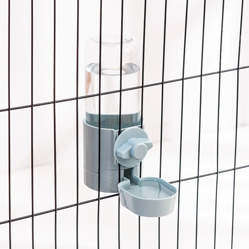 🐾🥣 Automatic Cage Hanging Pet Feeder & Water Dispenser