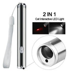 🔴🐾 Battery Laser Pointer Cat & Dog Toy – Safe Indoor Outdoor Fun