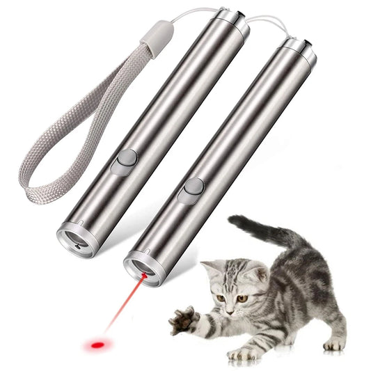 🔴🐾 Battery Laser Pointer Cat & Dog Toy – Safe Indoor Outdoor Fun