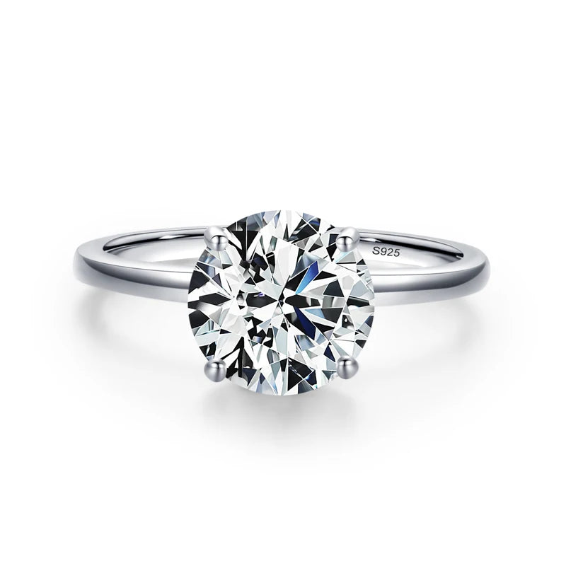 💎✨ Ailmay Luxury Clear CZ Ring – Solid 925 Sterling Silver