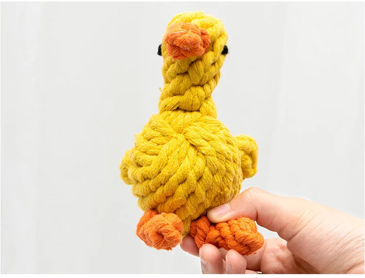 🪢🐶 Bite Resistant Dog Rope Knot Ball – Dental Chew Toy