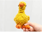 🪢🐶 Bite Resistant Dog Rope Knot Ball – Dental Chew Toy