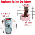 🐾🥣 Automatic Cage Hanging Pet Feeder & Water Dispenser