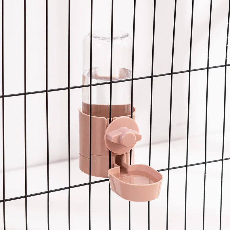 🐾🥣 Automatic Cage Hanging Pet Feeder & Water Dispenser