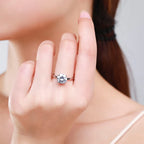 💎✨ Ailmay Luxury Clear CZ Ring – Solid 925 Sterling Silver