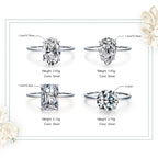 💎✨ Ailmay Luxury Clear CZ Ring – Solid 925 Sterling Silver