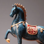 🐎✨ Horse of Success Feng Shui Ornament 💛 | Lucky Get-Rich Blessing Home Décor 🏡 | Living Room & TV Cabinet Display Housewarming Gift