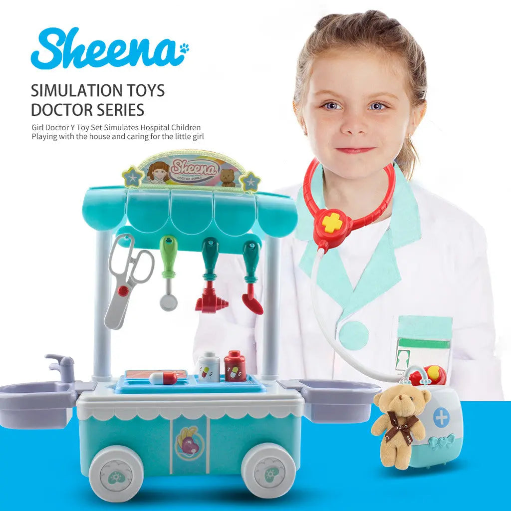 Doctor Kit Surgical Car with Music Children Play House Educational Role Play G8Central.com