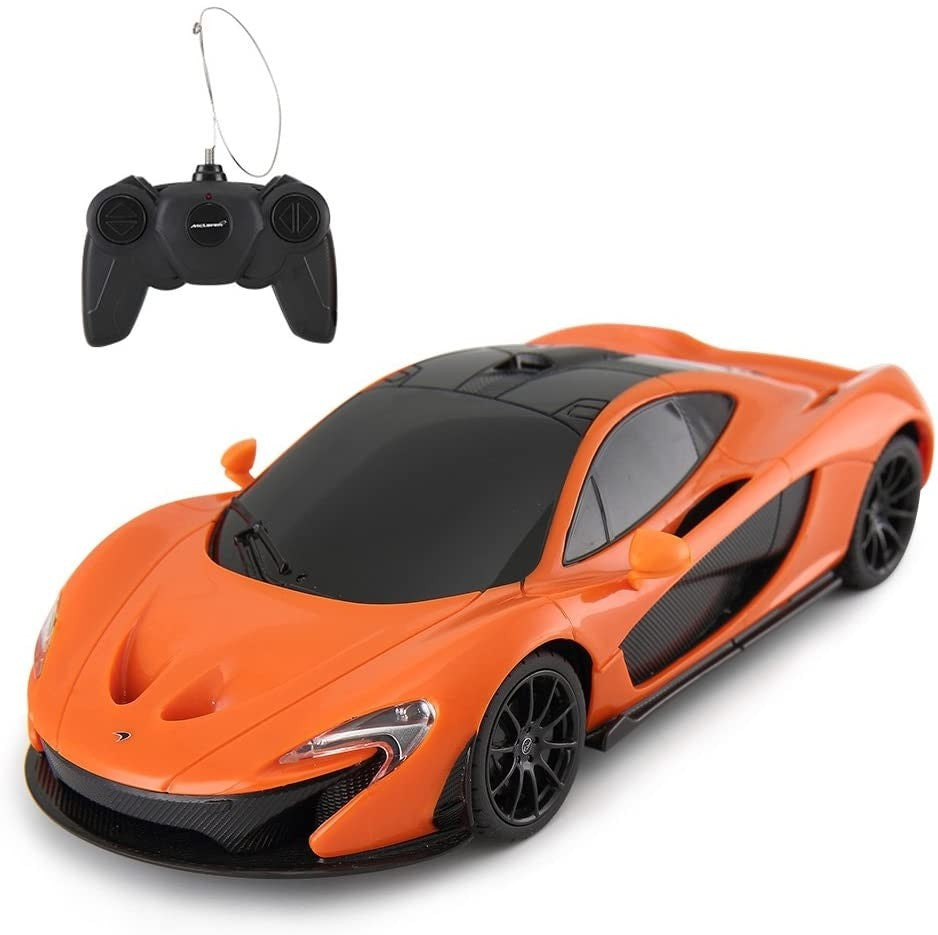 Toy Car 1:24 Scale McLaren P1 Remote Control, R/C Model Vehicle For Kids | ORANGE