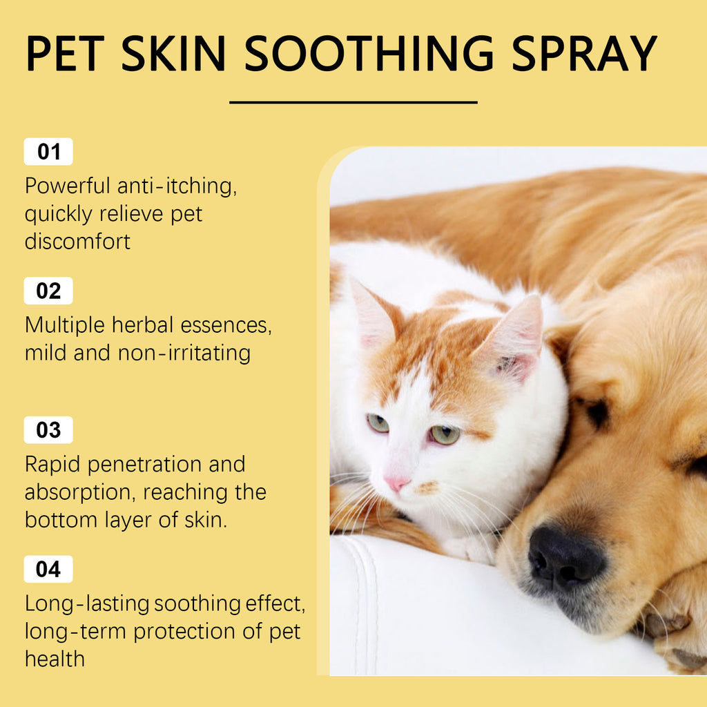 Pet Skin Care Spray – Flea & Lice Relief for Dogs & Cats