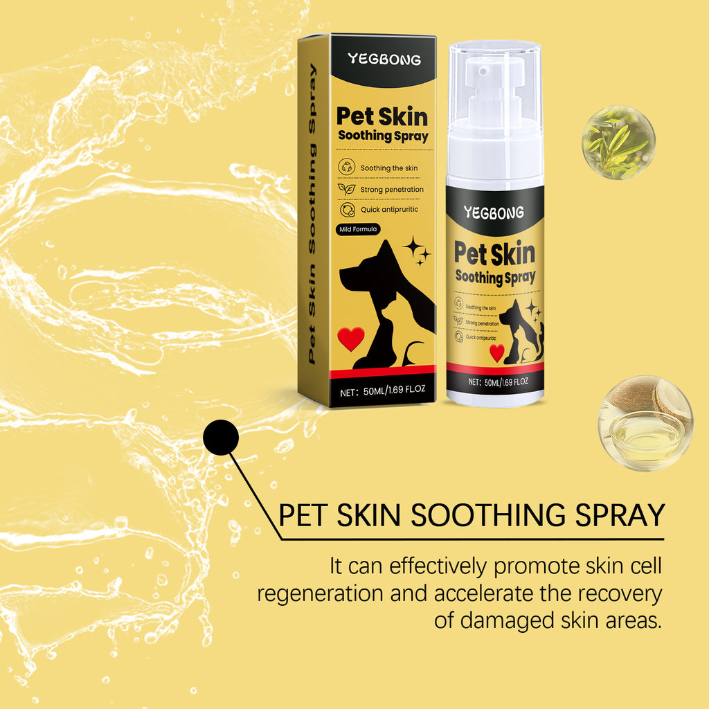 Pet Skin Care Spray – Flea & Lice Relief for Dogs & Cats