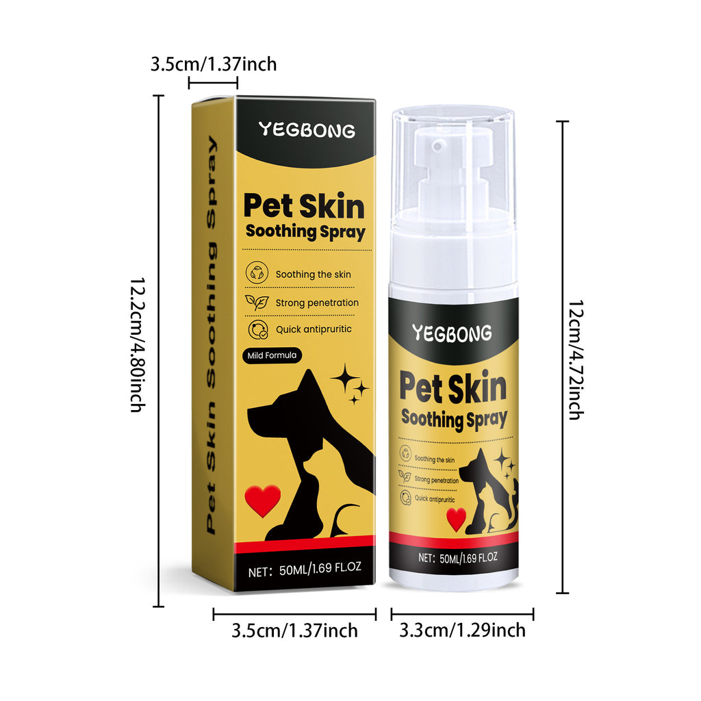 Pet Skin Care Spray – Flea & Lice Relief for Dogs & Cats