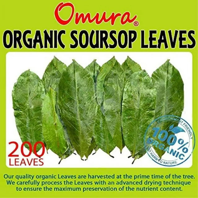 Omura ORGANIC SOURSOP Guanabana Graviola For TEA 200 LEAVES 3.5oz