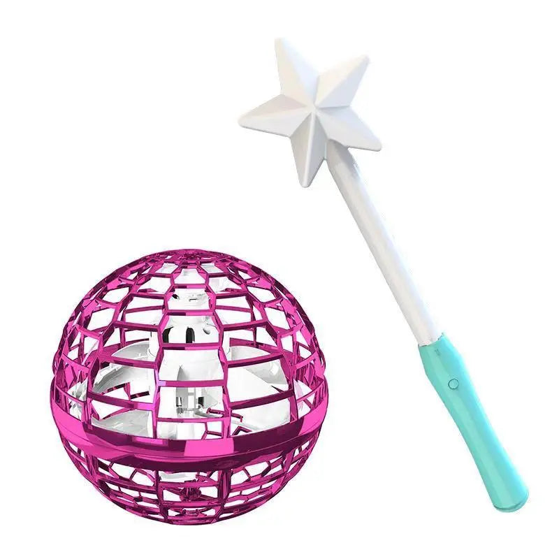 Flying Ball Spinner Toy  Hand Controlled Drone Helicopter 360 Rotating Mini UFO With Light Kids Gifts G8Central.com