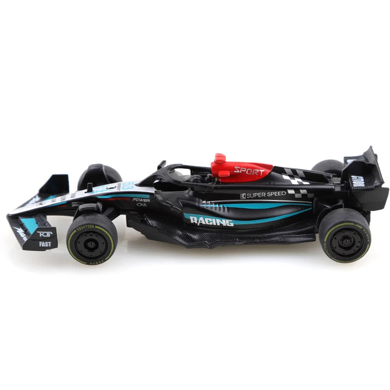 (Bagged) 1.43 Alloy Model Racing Car Toy, Exquisite Formula Alloy Pullback Racing Car, Children's Toy, Best Birthday Gift.