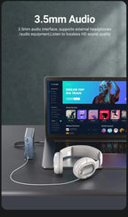 💻🔗 15-in-1 Type-C Docking Station – 4K@60Hz HDMI & DisplayPort Hub