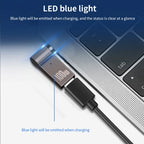TISHRIC Laptop Power Charger Supply Connector Adapter PD 100W 5A  USB Type-C Female to DC Male For HP/Lenovo/DELL