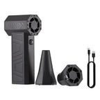 130000RPM Mini Fan Electric Air Duster Adjustable wind speed Portable Fan Violent Blower Rechargeable  Car Cleaning