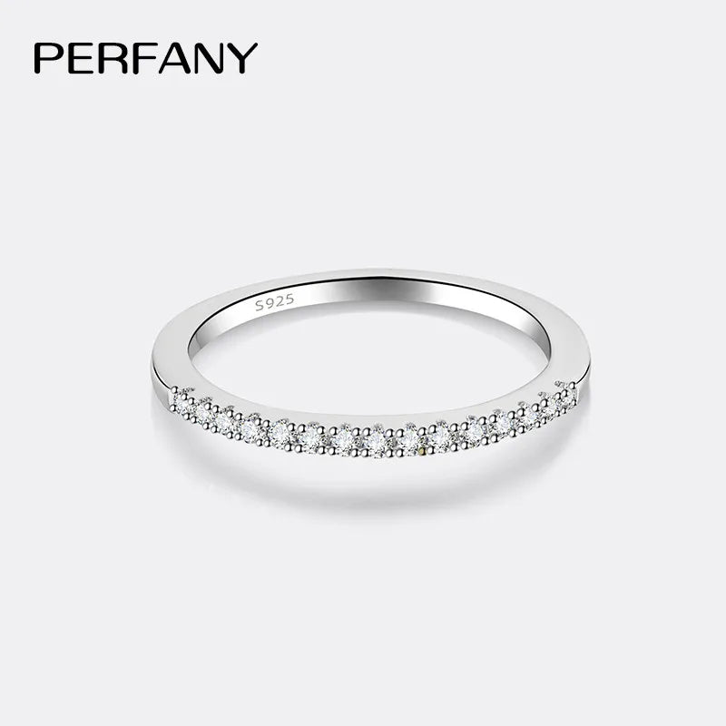 💎💍 PERFANY GRA Certified Moissanite Ring – S925 Eternal Classic