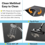 🐱🧼 Double Layer Waterproof Cat Litter Mat – Non-Slip & Washable