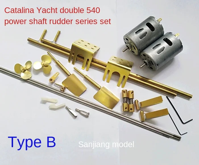 Catalina Yacht Model Basswood Laminate Processing Upgrade Version RC Boat Kit Simulation Assembly Kit
