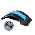 Multi-Level Back Stretcher – Adjustable Lumbar & Cervical Spine Support Massager for Pain Relief💆‍♂️🌈