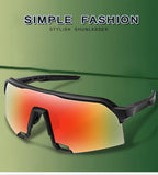 Cycling Sunglasses for Men and Women UV400 Available in 5 colors, these big-frame eyewear pieces are perfect for running, fishing, and other sports activities.