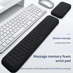 ⌨️🖱️ Ergonomic Memory Foam Keyboard & Mouse Wrist Rest Pad