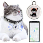 📍🐾 Pet Anti-Lost GPS Tracker – Bluetooth Smart Waterproof Collar Locator