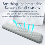 ⌨️🖱️ Ergonomic Memory Foam Keyboard & Mouse Wrist Rest Pad