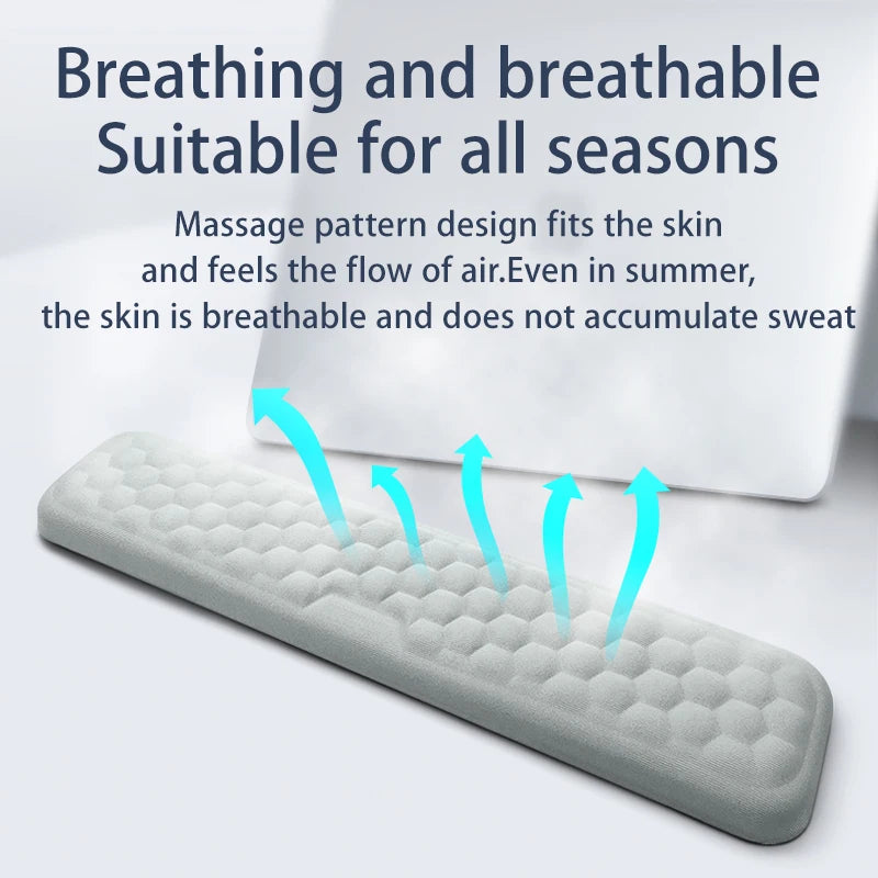 ⌨️🖱️ Ergonomic Memory Foam Keyboard & Mouse Wrist Rest Pad