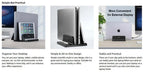 💻📚 Dual-Slot Vertical Laptop Stand – Adjustable Desktop Dock