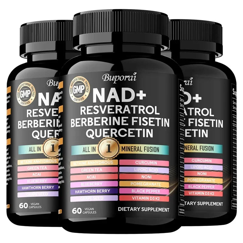 c, Berberine Fisetin-Cellular Health, Healthy Aging, Vitamin K2, Vitamin D3, One-stop Approach,1000mg