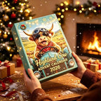 Highland Cow Advent Calendar – 24-Day Christmas Countdown