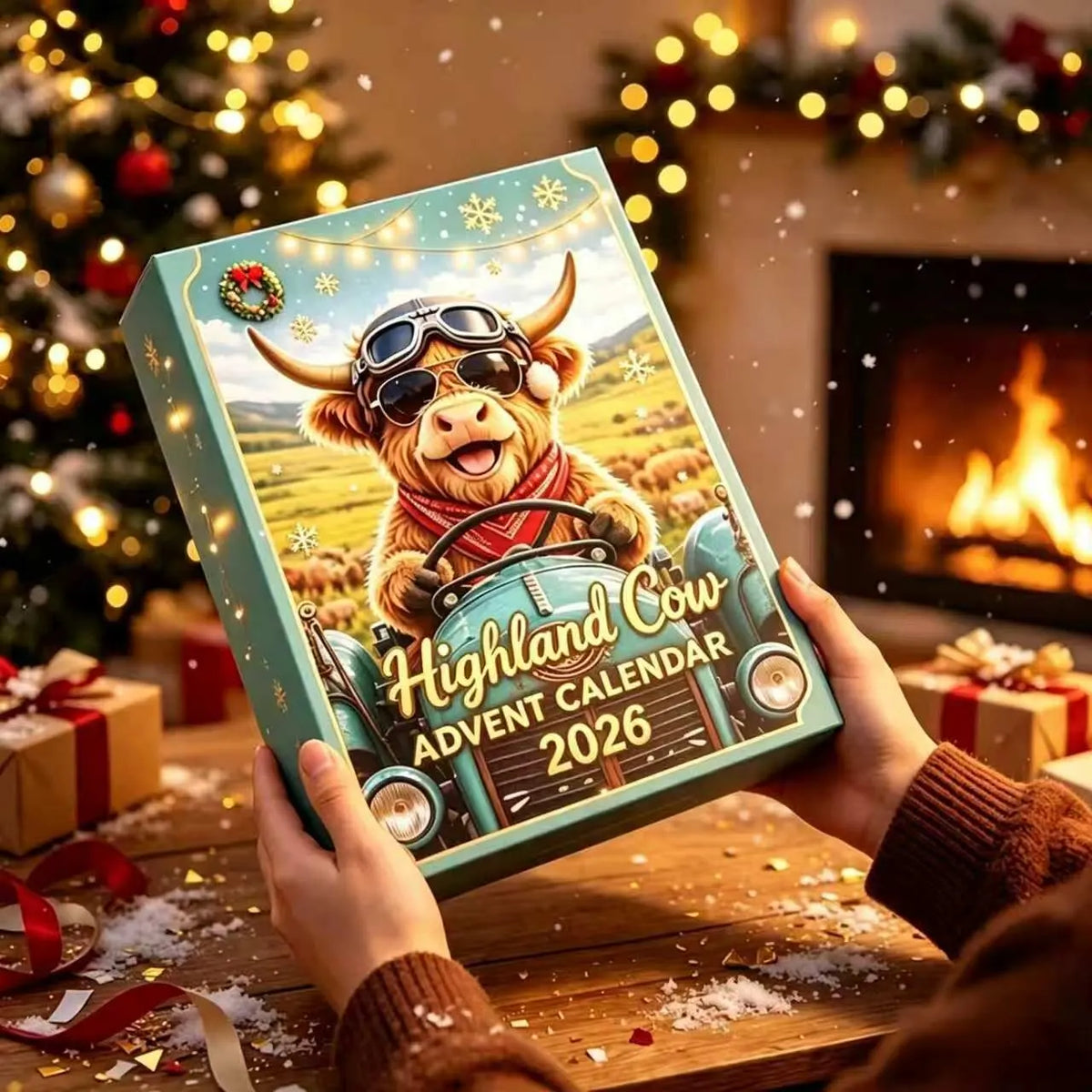 Highland Cow Advent Calendar – 24-Day Christmas Countdown
