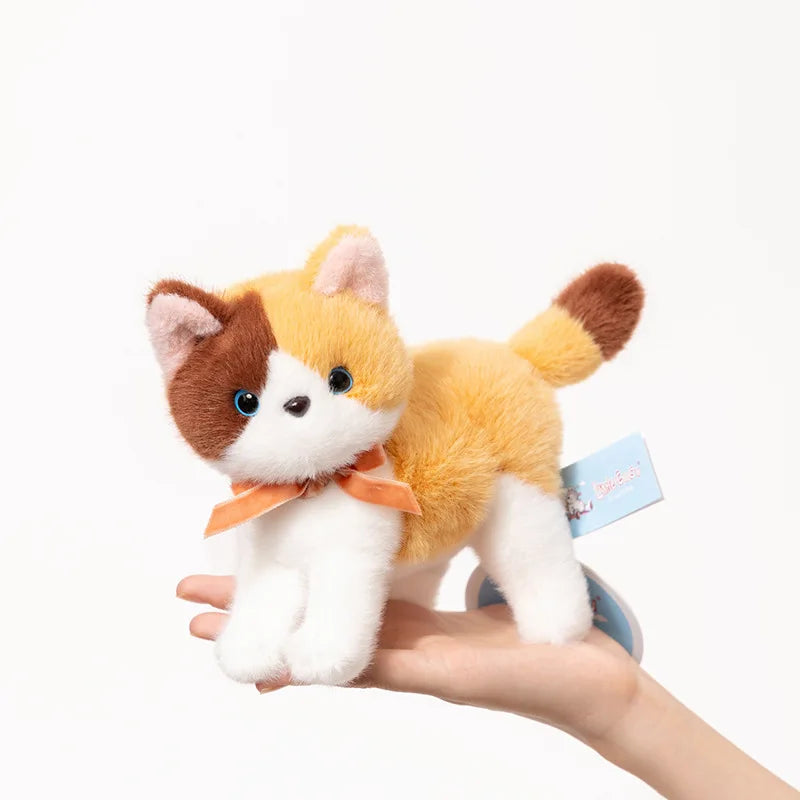 🐱🧸 5.9 inches Simulation Cat Plush Doll – Cute Stuffed Animal for Home Decoration & Kids Gifts