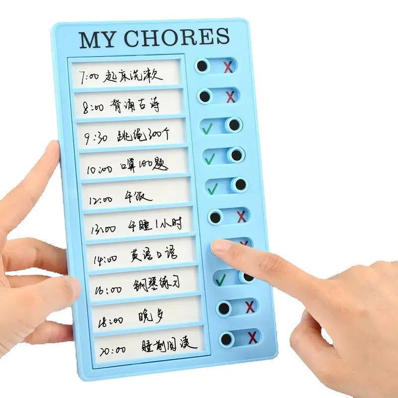Reusable To Do List Plastic Memo Board Daily Weekly Monthly Planner G8Central.com