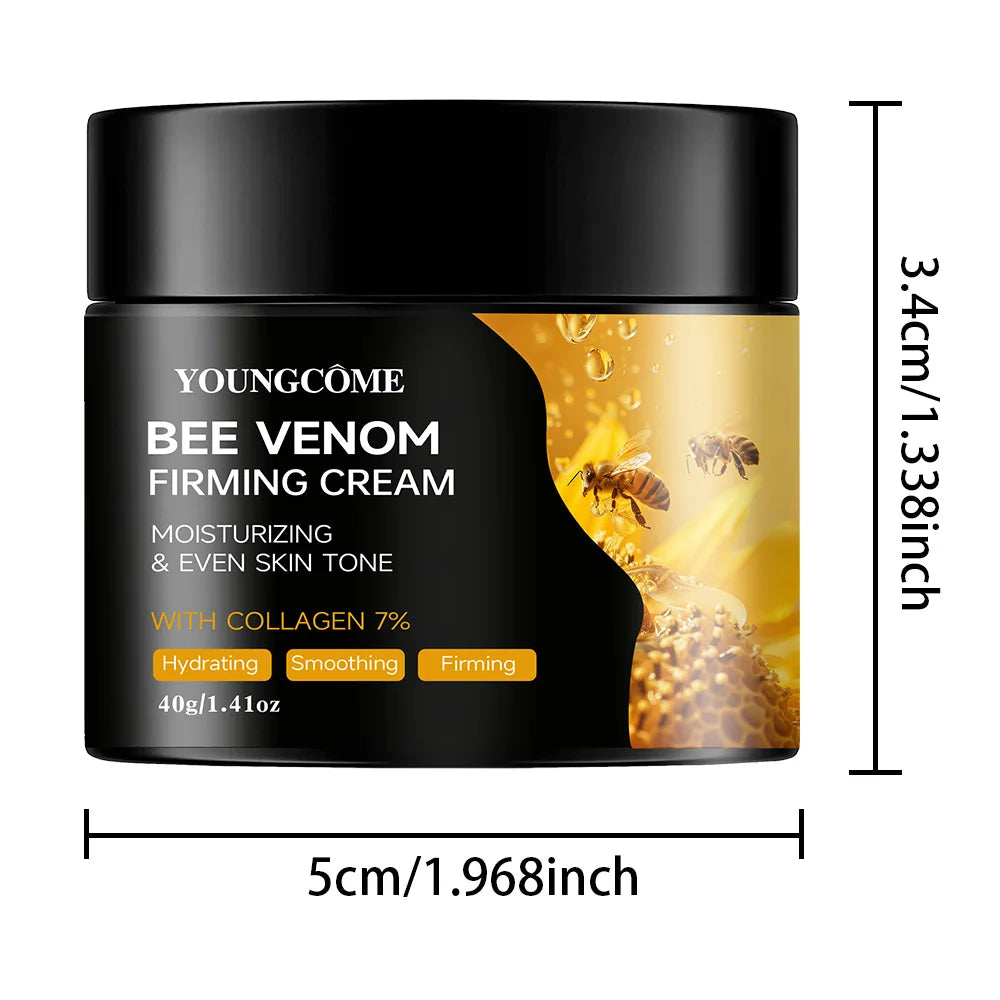 🐝✨ Premium Bee Venom Cream for Face & Neck – Collagen Boost, Skin Tightening & Natural Moisturizer (Non-Greasy)