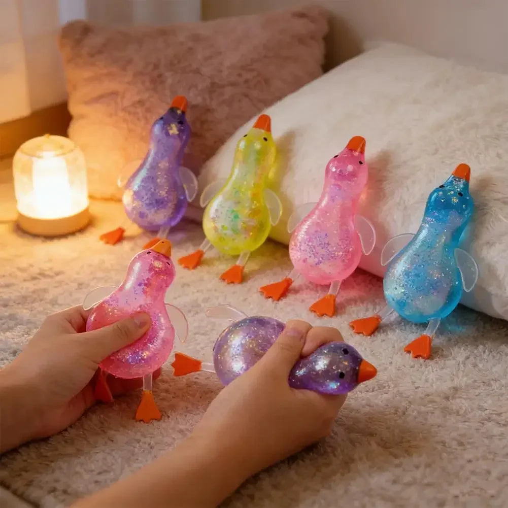 Roasted Duck Squishy Toy – Slow-Rising TPR Blind Box Fidget