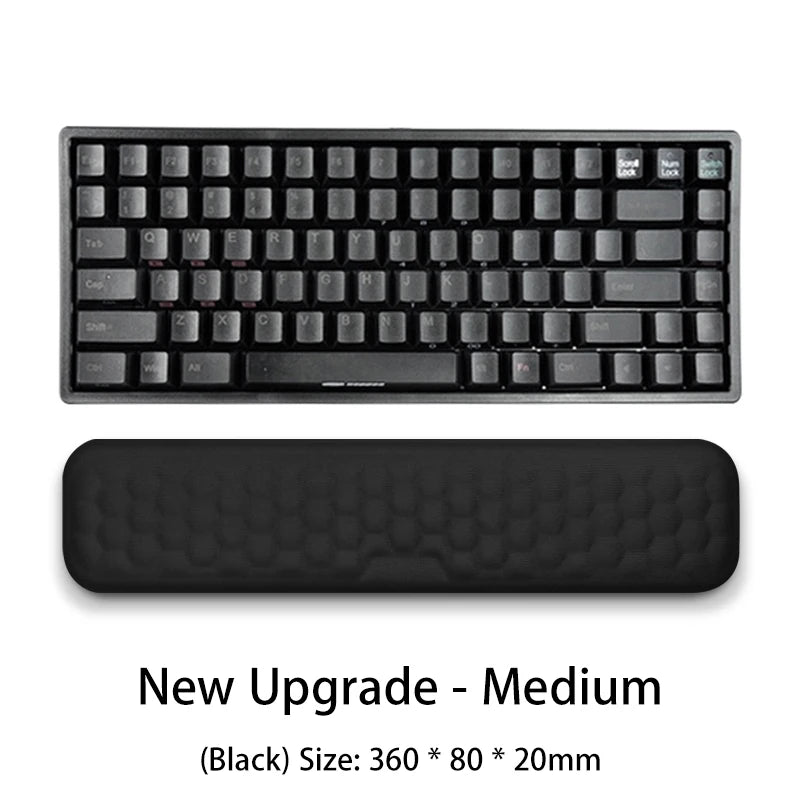 ⌨️🖱️ Ergonomic Memory Foam Keyboard & Mouse Wrist Rest Pad