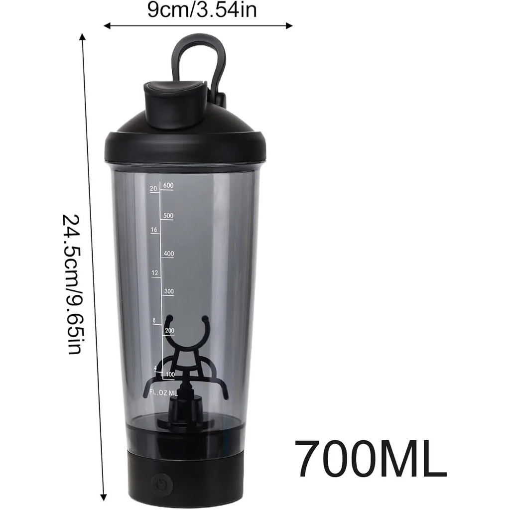 ⚡🥤 Detachable Electric Protein Shaker Cup – USB Rechargeable