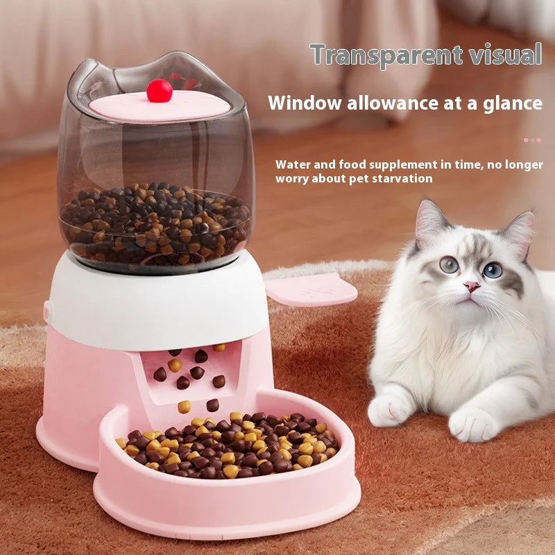 2L Water Fountain  Bowl Automatic Pet Feeder Large Cat Dog Food Dispenser Large Capacity Pet  Bowl Cat Supplies