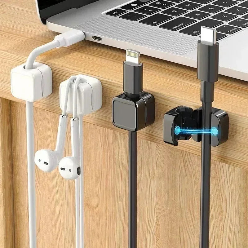 🧲🔌 Magnetic Cable Clips – Smooth Adjustable Cord Holder (4/8/16/36PCS)