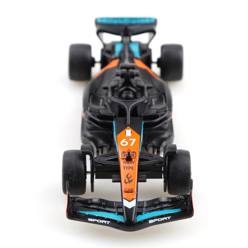 (Bagged) 1.43 Alloy Model Racing Car Toy, Exquisite Formula Alloy Pullback Racing Car, Children's Toy, Best Birthday Gift.